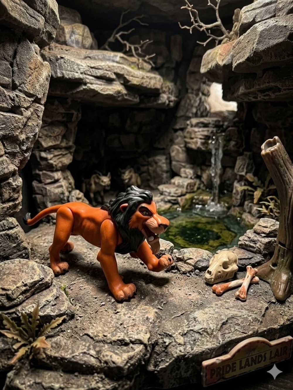 Vintage 1994 Mattel Disney The Lion King Scar Action Figure Toy Villain